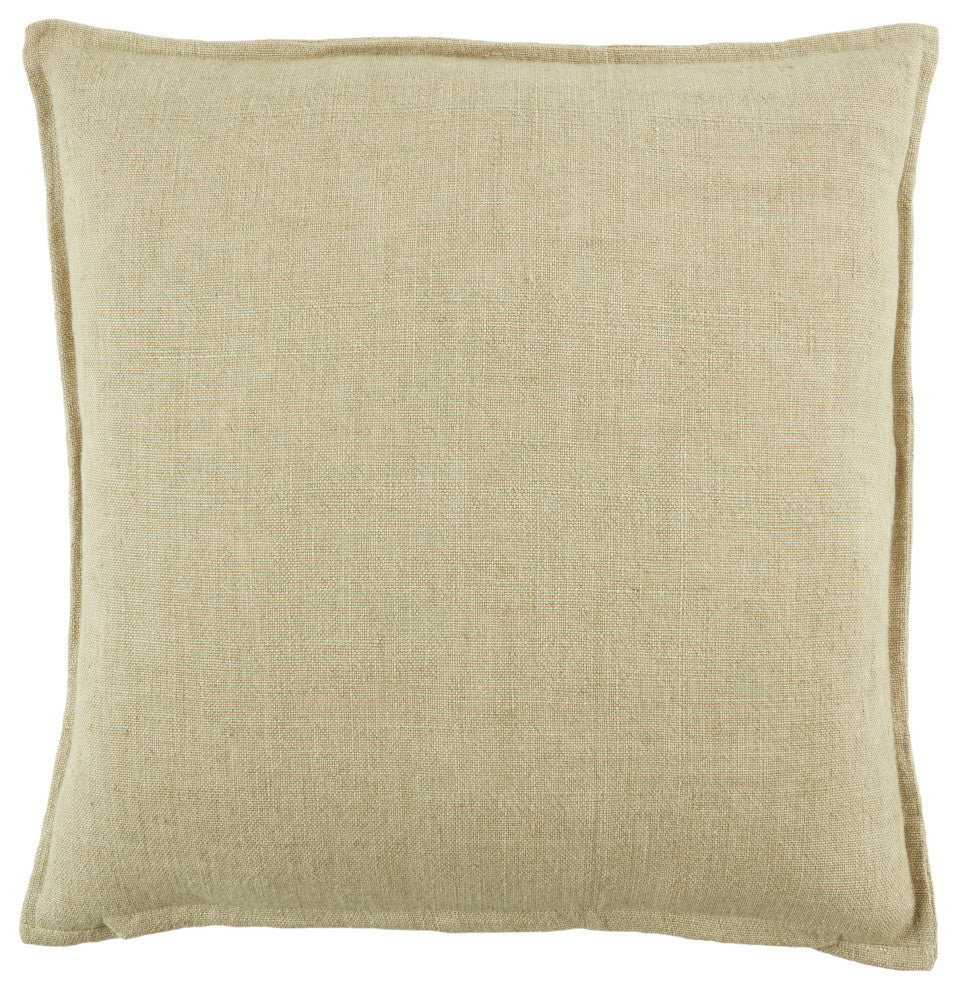 Jaipur Living Blanche Solid Light Beige Down Pillow 20"