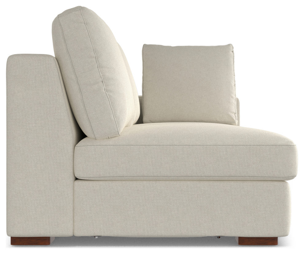 Charlie Left-Facing Sectional in Tightly Woven Performance Fabric