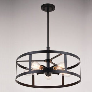 Akron 20" 5 Light Pendant Oil Rubbed Bronze
