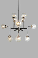 Transitional Cast Iron Pendant in Black