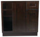 Blind Base Pantry Cabinet, Storage Drawer & Door With Adjustable Shelf, Espresso