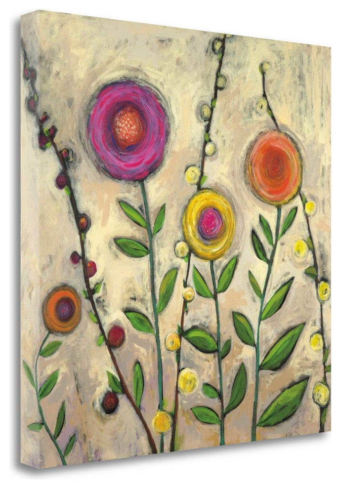 "Spring Fling I" By Georgia Eider, Giclee Print on Gallery Wrap Canvas