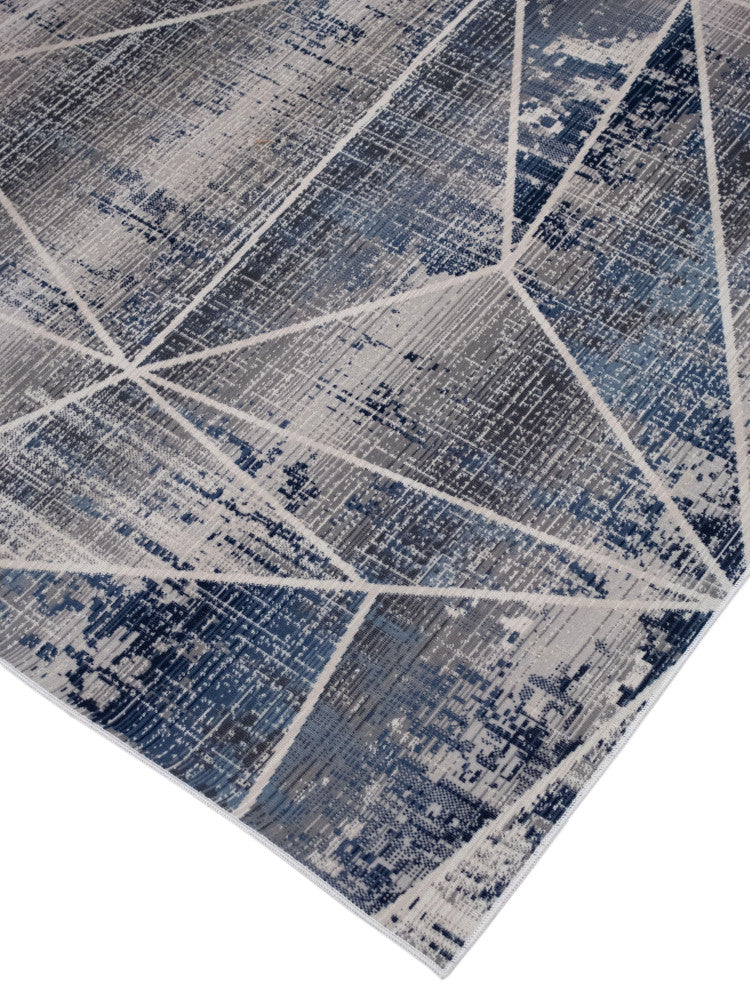 Noori Rug Low-Pile Lyman Grey/Blue Rug