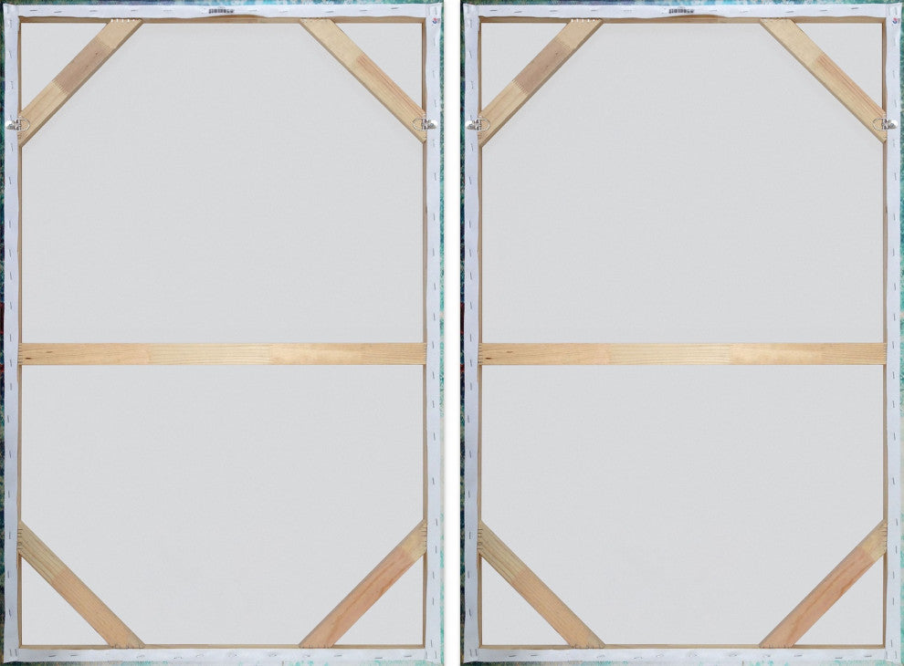 Ombre Sea Diptych, 16"x12"