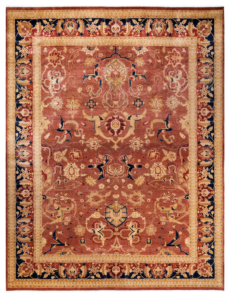 MOGUL, Hand Knotted Area Rug 11' 10" X 9' 2"