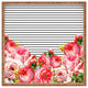 Deny Designs Allyson Johnson Bold Floral And Stripes Square Tray