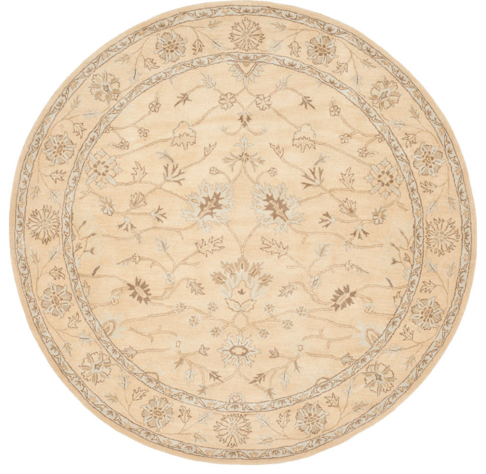 Safavieh WYD205A 7' Round Light Gold Rug