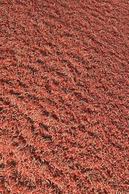 Hand Knotted Red New Zealand Wool Area Rug