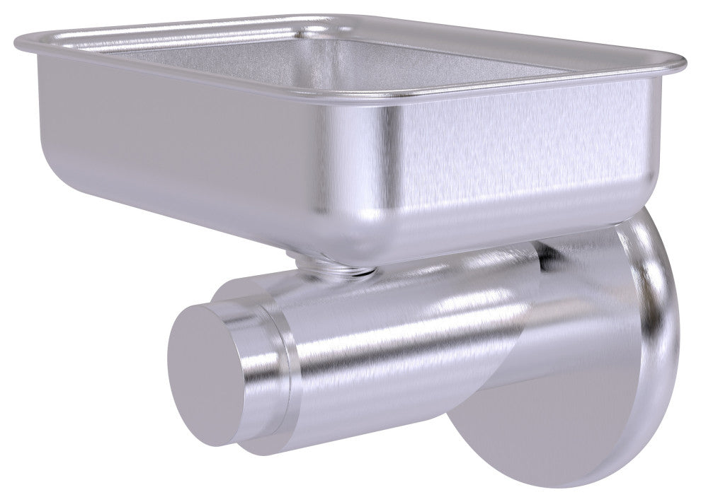 Tribecca Wall-Mount Soap Dish, Satin Chrome