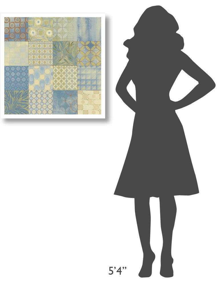"16 Blocks Square XVI" Digital Paper Print by Kathrine Lovell, 26"x26"