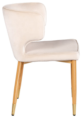 7-Piece Waterfall Dining Set, Ivory Chairs