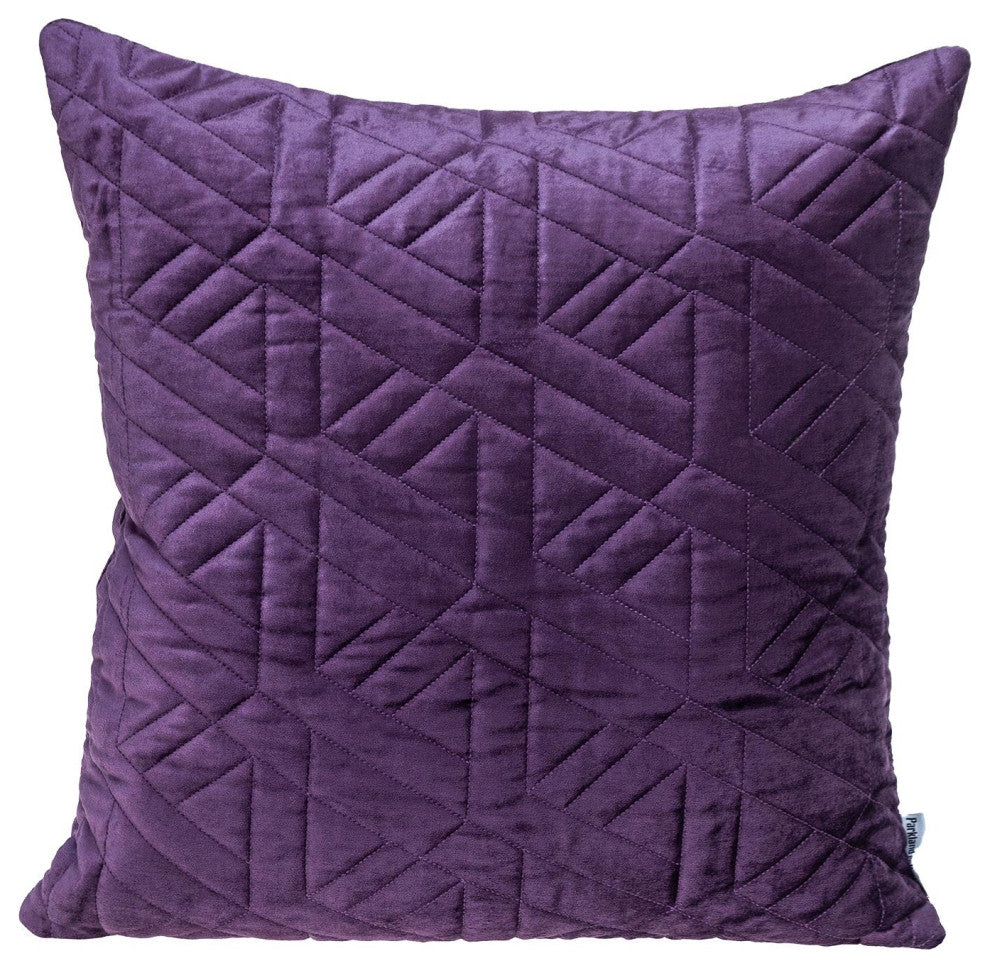 Parkland Collection Delta Purple Throw Pillow