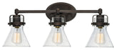 Maxim 26113 Seafarer 24" Seedy Glass Bathroom Light - Oil Rubbed Bronze