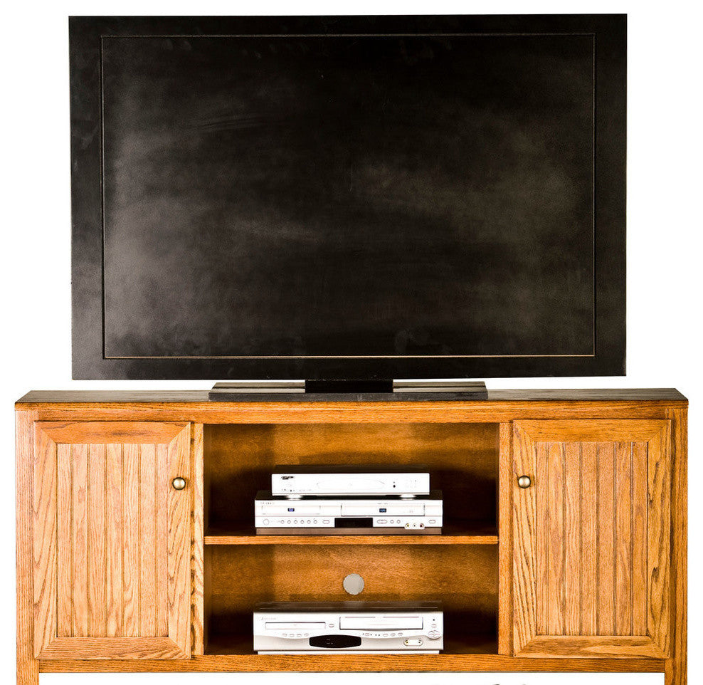 Eagle Furniture Adler Oak Collection, 60" TV Console, Chocolate Mousse