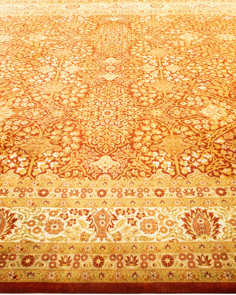 Mogul, One-of-a-Kind Hand-Knotted Area Rug Orange, 8' 3" x 10' 8"