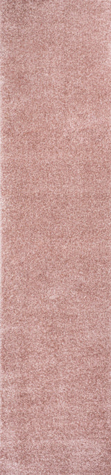 Haze Solid Low-Pile Pink 2 ft. x 12 ft. Runner Rug