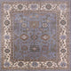 Ahgly Company Indoor Square Mid-Century Modern Area Rugs, 5' Square
