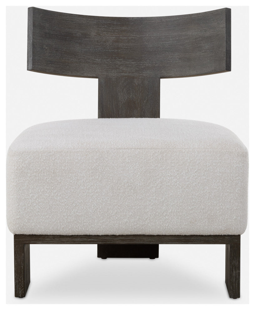 Uttermost - 23833 - Accent Chair - Finlay - Dark Walnut