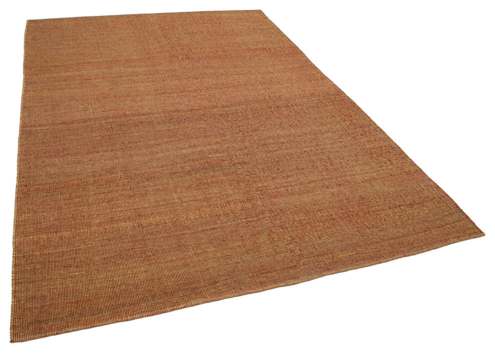 Rug N Carpet - Hand-knotted Oriental 6' 4'' x 9' 0'' Flatweave Wool Kilim Rug