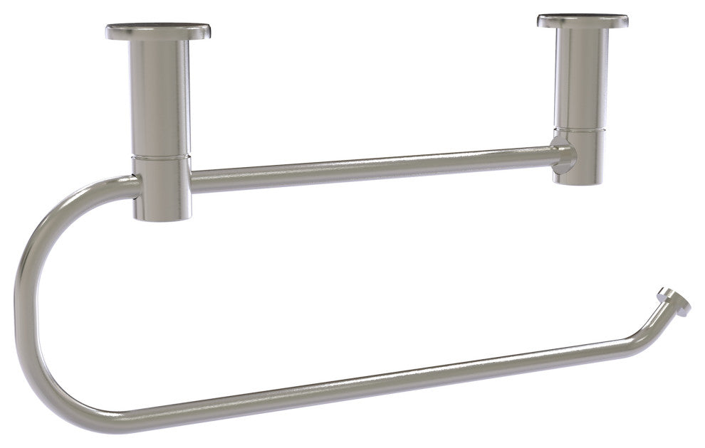 Fresno Under Cabinet Paper Towel Holder, Satin Nickel