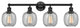 Innovations 616-4W-BK-G104 Belfast 4 Light 33" Bath Vanity Light, Matte Black
