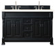 Brookfield 72" Antique Black Double Vanity, Eternal Marfil Quartz Top