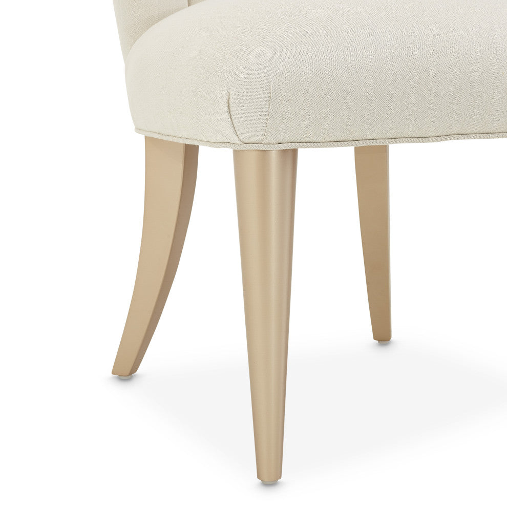La Rachelle Dining Side Chair, Set of 2 - Medium Champagne