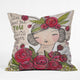 Cori Dantini Dear Sweet Girl Outdoor Throw Pillow