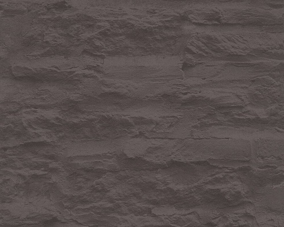 B&W 3, Black and White Look Black Wallpaper Roll, Modern Wall Decor Accent