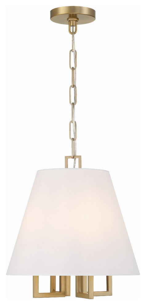 Westwood 4-Light Mini Chandelier, Vibrant Gold