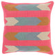 Cotton Kilim Pillow 22x22x5, Polyester Fill