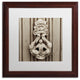 Alan Blaustein 'La Porta Soprammobile III' Art, Wood Frame, White Mat, 16x16