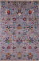 4' 0" X 6' 0" Persian Tabriz Hand Knotted Wool Rug - Q12501