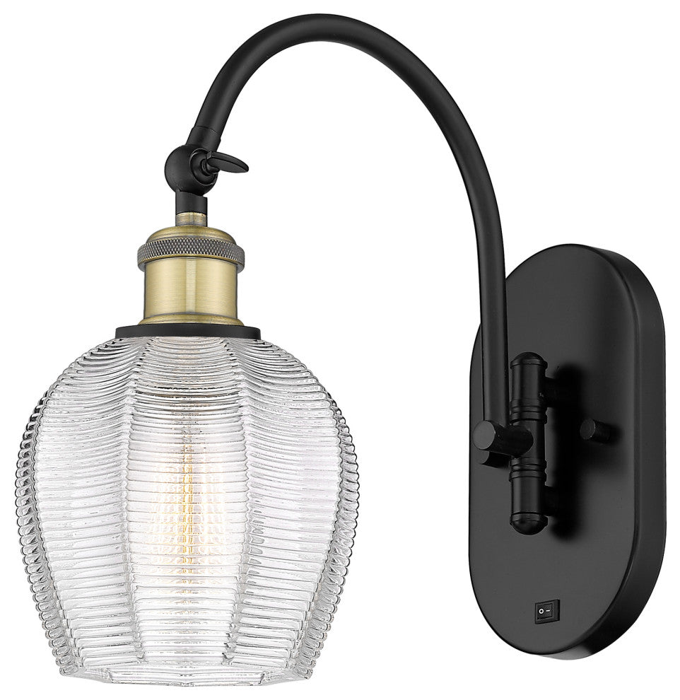 Innovations 518-1W-BAB-G462-6 1-Light Sconce, Black Antique Brass