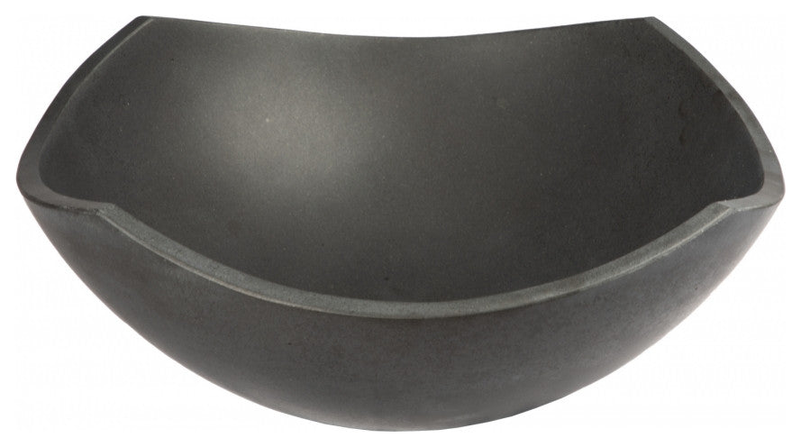 Eden Bath EB_S027LS-H Arched Edges Bowl Sink - Honed Lava Stone