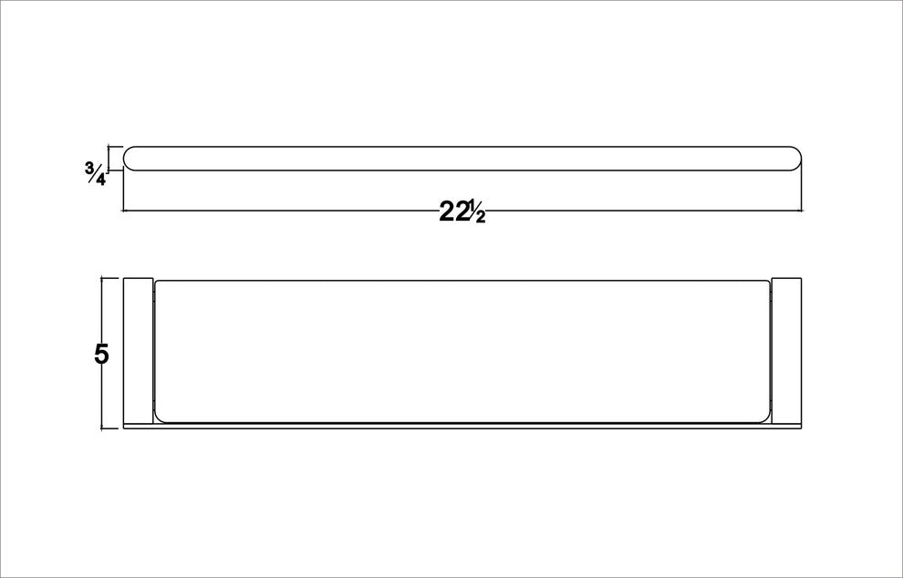 Series Wall Mounted Bathroom Glass Shelf , Brushed Nickel