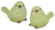 Irredescent Ceramic Bird Figurine, 6-Piece Set