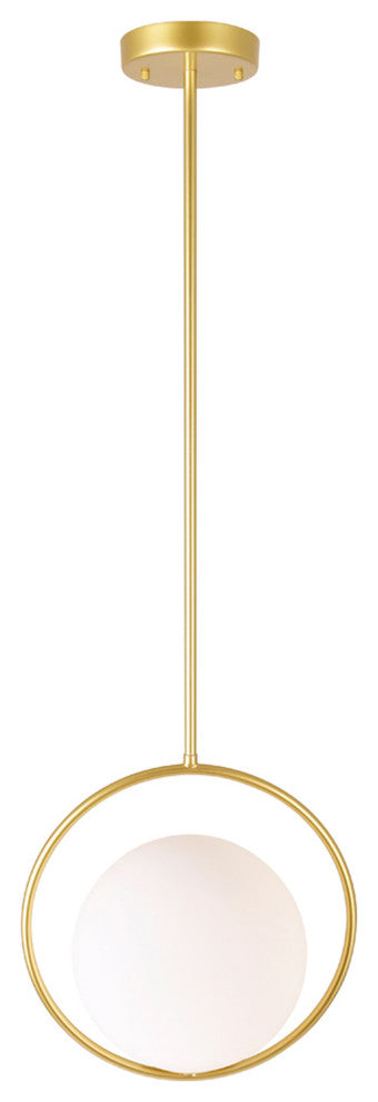 Celeste 1 Light Mini Pendant With Medallion Gold Finish