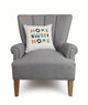Home Sweet Home Embroidered Pillow