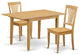 3 Pc Dinette Table Set Table And 2 Dining Chairs