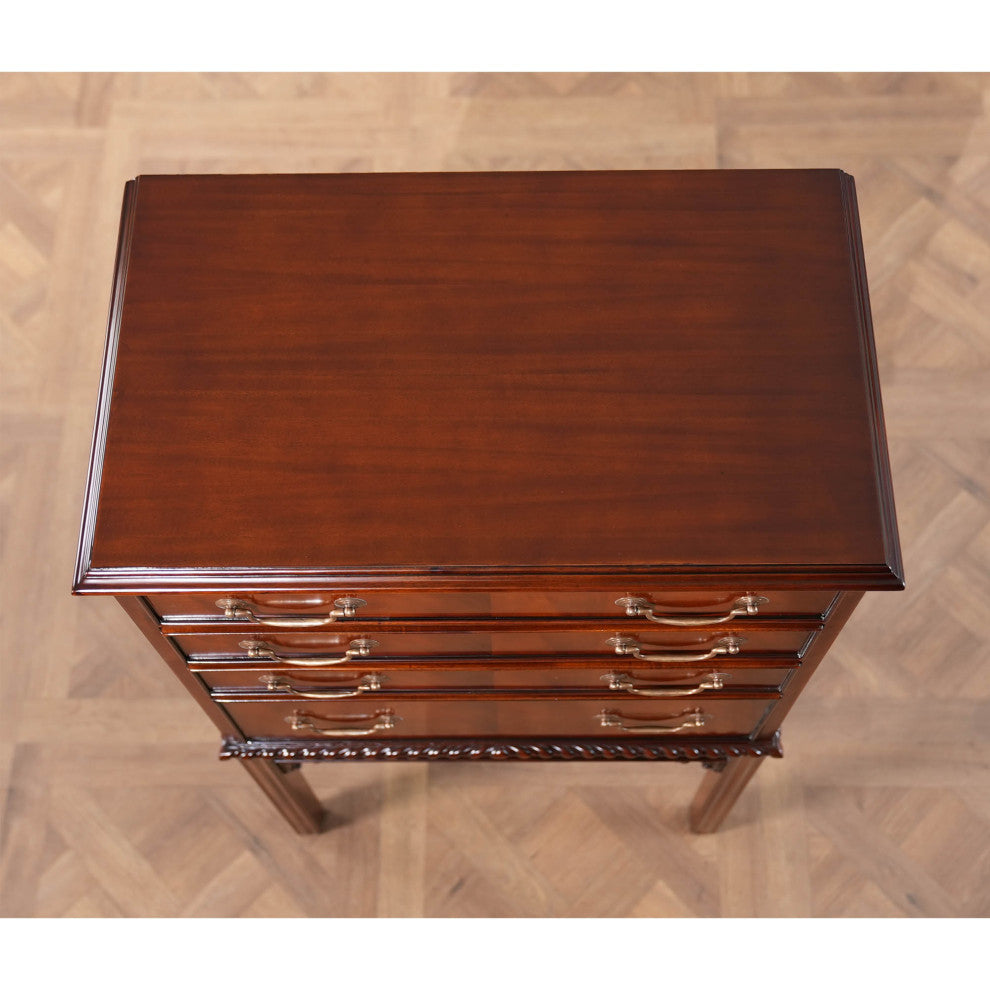 Mahogany Silver Chest