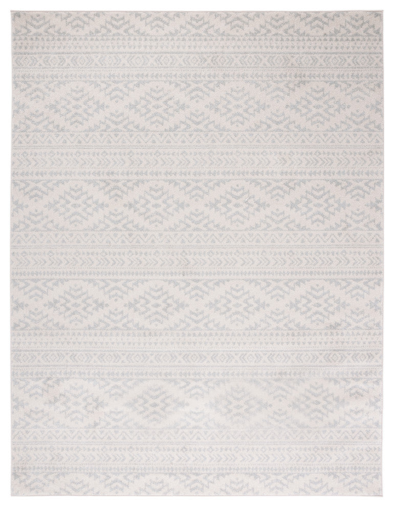 Safavieh Tulum Tul272G Southwestern Rug, Ivory and Light Gray, 10'0"x13'0"