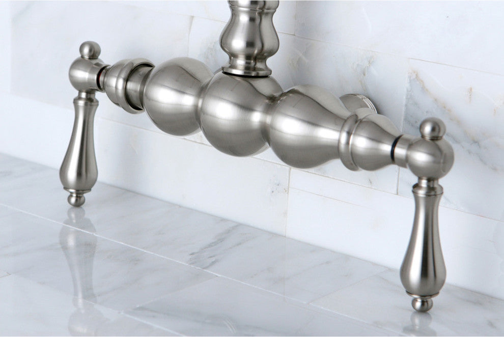 Kingston Brass Gooseneck Faucet, Brushed Nickel