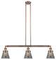 Innovations Lighting 213-Ac-S-G63-Led 3 Light Dimmable Led Island Light