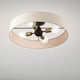 Livex Lighting Venlo 4 Light Bronze With Antique Brass Accents Large Semi-Flush