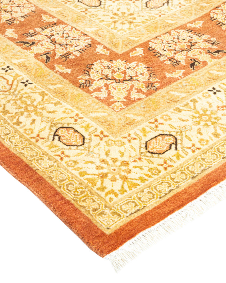 Mogul, One-of-a-Kind Hand-Knotted Area Rug Brown, 8'1"x8'9"