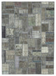 Rug N Carpet - Handmade Turkish 5' 9" x 7' 10" Gray Wool Patchwork Area Rug