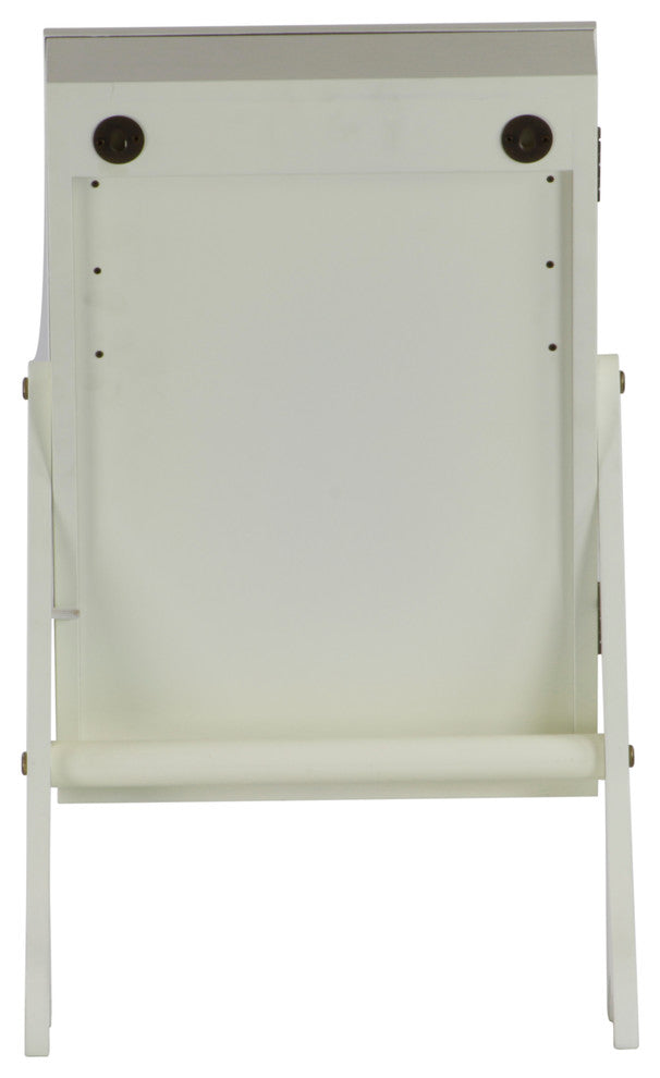 Charlotte Tabletop Jewelry Armoire, Ivory