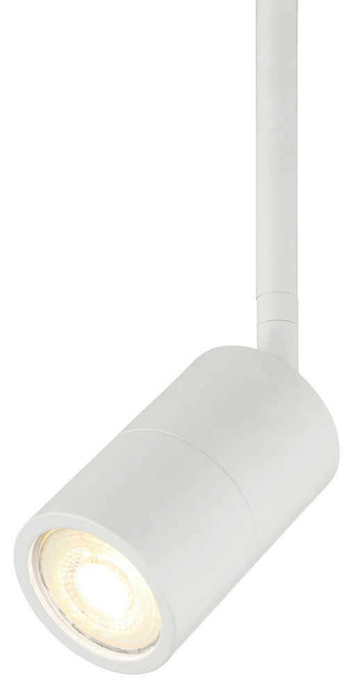 Cafe 1 Light LED Wall Or Ceiling Spotlight, Matte White