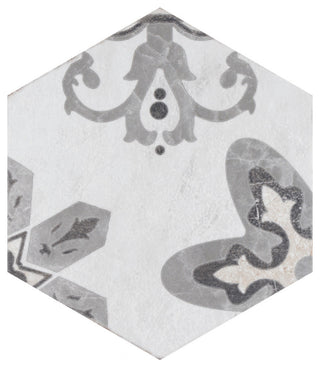 Mazzo Hex Deco Garden Porcelain Floor and Wall Tile